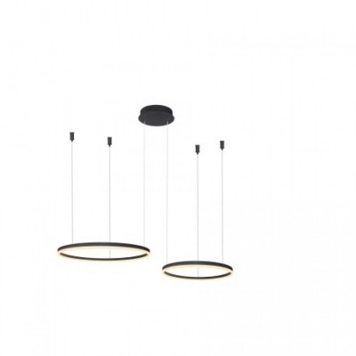 Люстра AZzardo HALO PENDANT 80 60 CCT BK AZ4978 Люстра AZzardo HALO PENDANT 80 60 CCT BK AZ4978