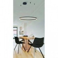 Підвісний світильник AZzardo HALO PENDANT 150 CCT BK AZ5347