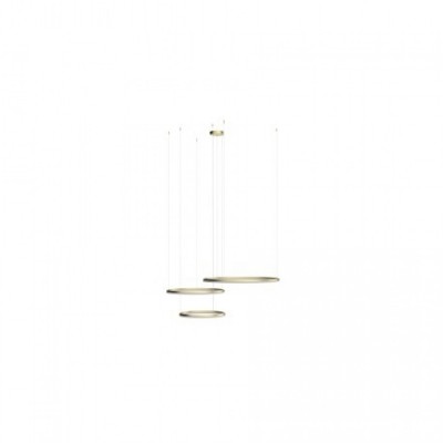 Люстра AZzardo HALO PENDANT 120 100 80 CCT BK AZ5350
