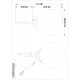 Уличный светильник Trio R57044001 Reality Bolo