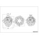 Світильник стельовий Trio R60461001 Reality Leavy
