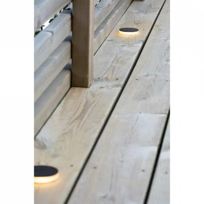 Вуличний світильник MarkSlojd Sweden GARDEN 24 Decklight Top plate 60mm 3W Black 106935