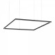 Люстра Ideal Lux ORACLE SLIM SP D90 SQUARE BK 3000K 259208