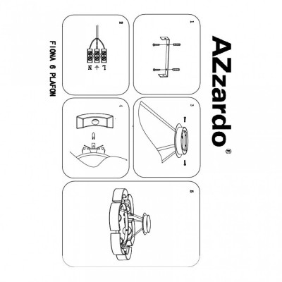 Люстра AZzardo FIONA TOP AZ1554