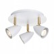 Спот MarkSlojd Sweden CIRO Ceiling 3L White/Brass 106319