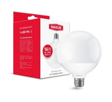 Лампа світлодіодна G95 Maxus 1-LED-794 G110 16W 4100K 220V E27
