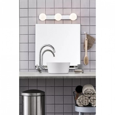 Спот MarkSlojd Sweden MINI Wall 3L Chrome/White IP44 106382