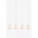 Подвесной светильник MarkSlojd Sweden QUATTRO XL Pendant 4L Antique/White 107869