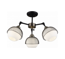 Стельова люстра Altalusse INL-6147C-03 Antique brass & Wengue