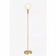 Торшер MarkSlojd Sweden MINNA Floor 1L Brushed Brass/White 106867