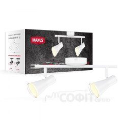 Спотовый светильник MAXUS MSL-02C 2x4W 4100K белый (2-MSL-20841-CW)