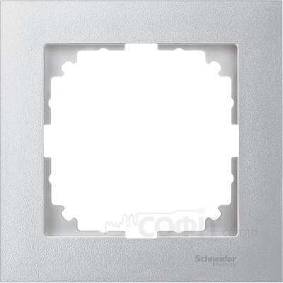 Рамка 1-пост, алюміній, Schneider Electric Merten M-Pure, MTN4010-3660