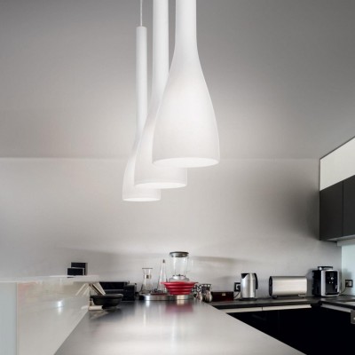 Подвесной светильник Ideal Lux FLUT SP1 SMALL NERO 035710 Подвесной светильник Ideal Lux FLUT SP1 SMALL NERO 035710