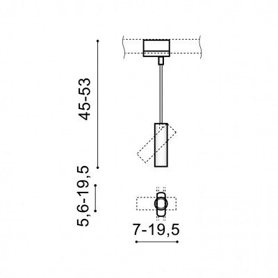 Трековый светильник AZzardo LENS TRACK WHITEWHITE AZ3510