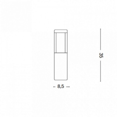 Стовпчик Ideal Lux TIFONE PT D35 250977