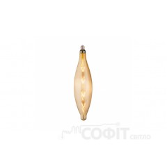 Лампа світлодіодна декоративна Horoz "ELLIPTIC" 8W 2200K 220V E27 Filament Amber
