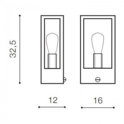 Уличный светильник AZzardo NIKLAS WALL SENSOR BK AZ4487