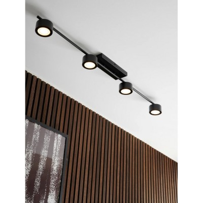 Стельовий світильник Nordlux Clyde | 4-Rail | Black 2213530103