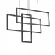 Підвісний світильник Ideal Lux FRAME SP RETTANGOLO NERO 269382