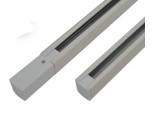 Трековий шинопровід AZzardo TRACK SET 1M END POWER END CAP WHITE AZ2991