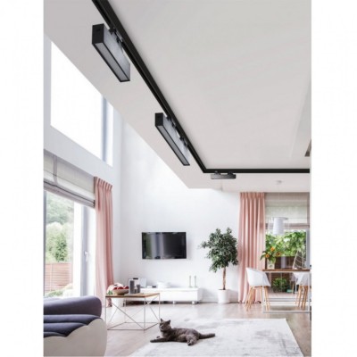 Трековый светильник AZzardo LINNEA 57 TRACK 3LINE 24W CCT BK AZ4565