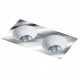 Точковий світильник AZzardo HUGO 2 DOWNLIGHT CHROME (без рефлектора) AZ1738
