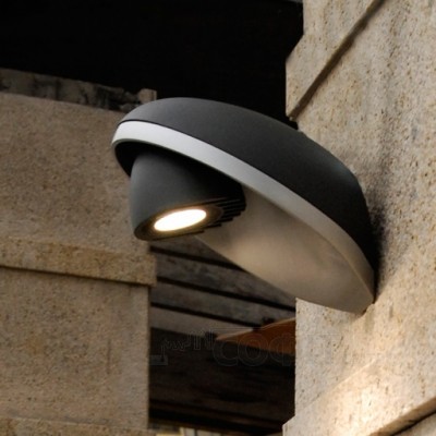 Світильник настінний вуличний Lutec 6160 gr Eggo LED світлодіодний