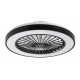 Потолочная люстра с вентилятором Rabalux 71336 Dalfon 2 LED/40W/230V 3000K/4000K/6000K Wi-Fi + пульт