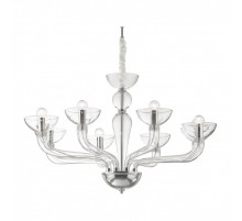 Люстра Ideal Lux CASANOVA SP8 TRASPARENTE 044255