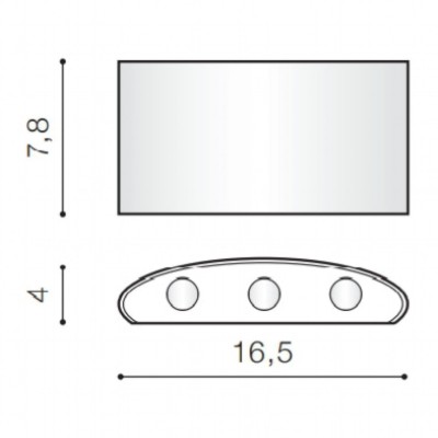 Бра AZzardo GINNA 3 WH AZ4195