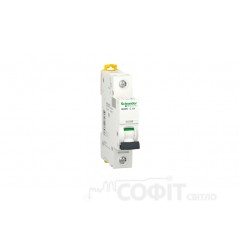 Автоматичний вимикач 1А, 1 полюс, крива C, 6ка Schneider Electric Acti9 iC60N A9F74101