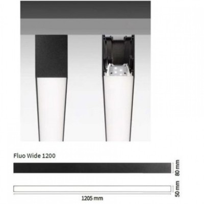 Потолочный светильник Ideal Lux FLUO WIDE 1200 3000K WH 192437 Потолочный светильник Ideal Lux FLUO WIDE 1200 3000K WH 192437