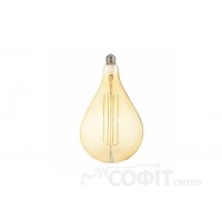Лампа світлодіодна декоративна Horoz "TOLEDO" 8W 2200K 220V E27 Filament Amber