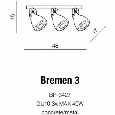 Спот система AZzardo BREMEN 3 AZ2371