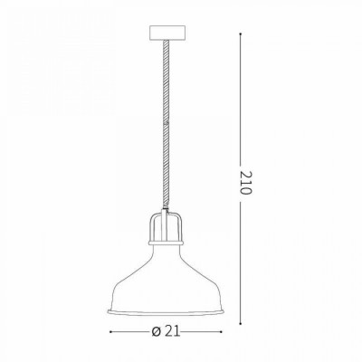 Подвесной светильник Ideal Lux ERIS-1 SP1 BIANCO 238104