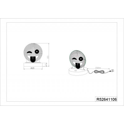 Настольная лампа Trio R52641106 Reality SMILEY