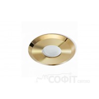 Точечный светильник AZzardo OSCAR AZ2800 Gold влагозащищенный IP44 (для ванной)
