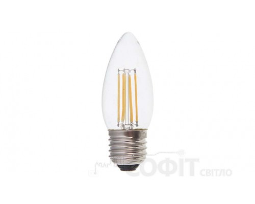 Лампа светодиодная C37 Feron LB-58 4W E27 4100K Filament