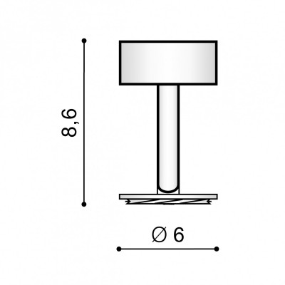Основание AZzardo EREBUS BASE ANGLE WHITE AZ3394