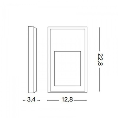 Уличный светильник Ideal Lux FEBE-2 AP BIANCO 268361