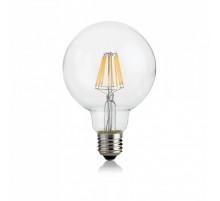 Лампочка Ideal Lux E27 08W GLOBO D095 TRASP 3000K DIMM 188966