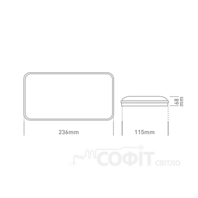 Антивандальный светильник GLOBAL 15W 5000K (IP65) для ЖКХ 1-GBH-08-1550-R