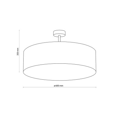 Люстра потолочная TK Lighting RONDO LINEN, 6248