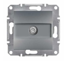 Розетка Супутник прохідна (4Дб) сталь Asfora EPH3700262 SAT Schneider Electric