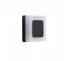 Вуличний світильник AZzardo ENOK SQUARE WALL 4000K BK AZ4462