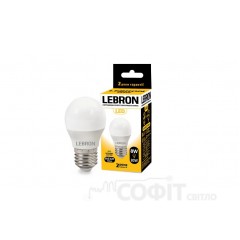 Лампа світлодіодна LED Lebron L-G45 8W E27 4100K 220V 700Lm 11-12-58