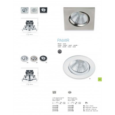 Точковий світильник Trio 650410107 Pamir