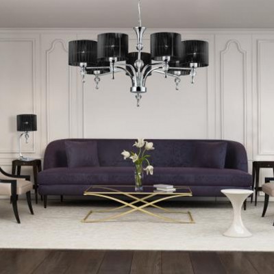 Люстра AZzardo IMPRESS 7 BLACK AZ0500