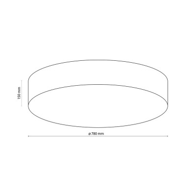 Люстра потолочная TK Lighting RONDO WHITE, 2443