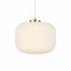 Підвісний світильник MarkSlojd Sweden SOBER Pendant Small 1L Brushed Brass/White 108123